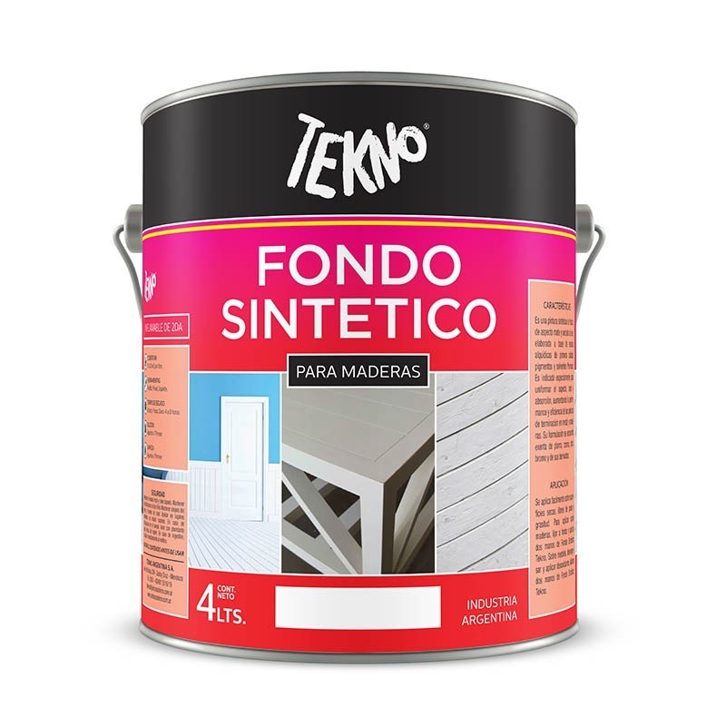 Antióxido Sintético - Negro x 4 Lts - Pinturas TEKNO - Pinturas Perfectas