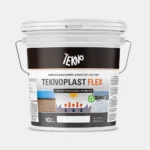 Impermeabilizante para Techos TEKNOPLAST FLEX Caucho Transitable